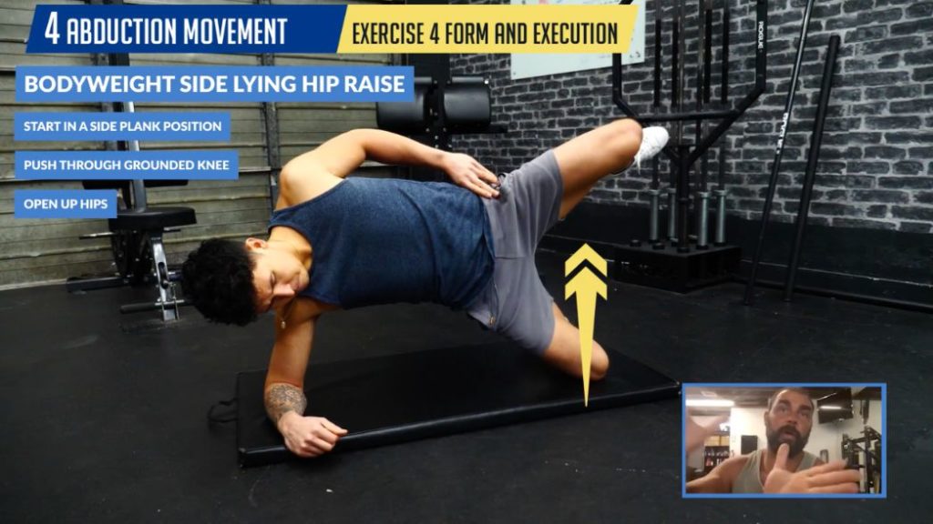 Bodyweight side lying hip raises