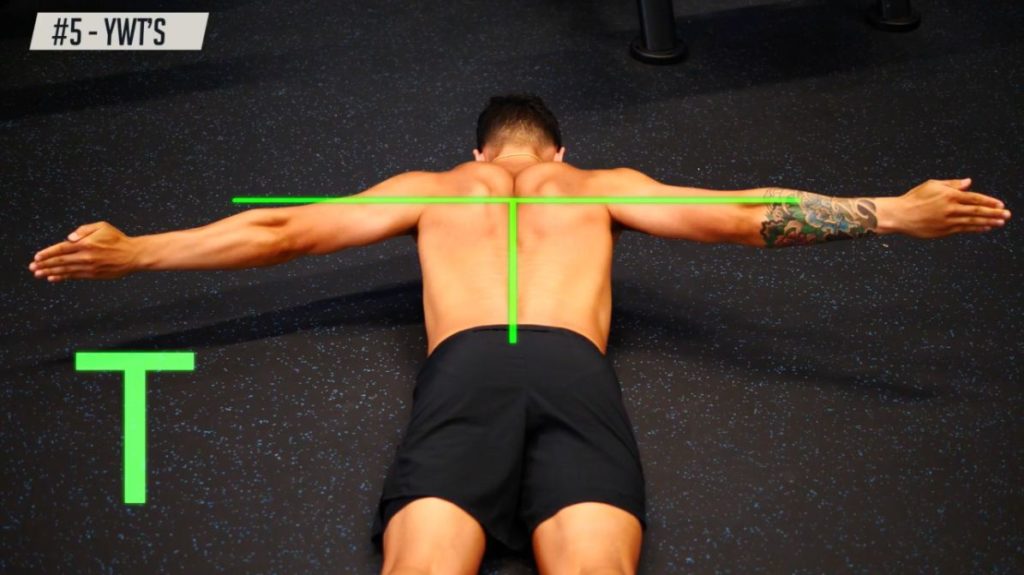 How the T position to strengthen your back muscles