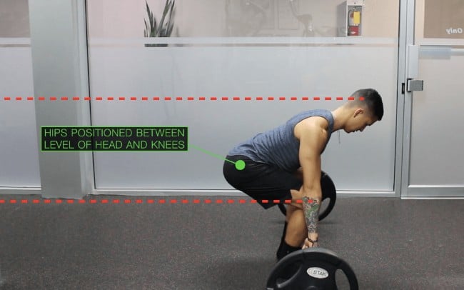 deadlift starting position