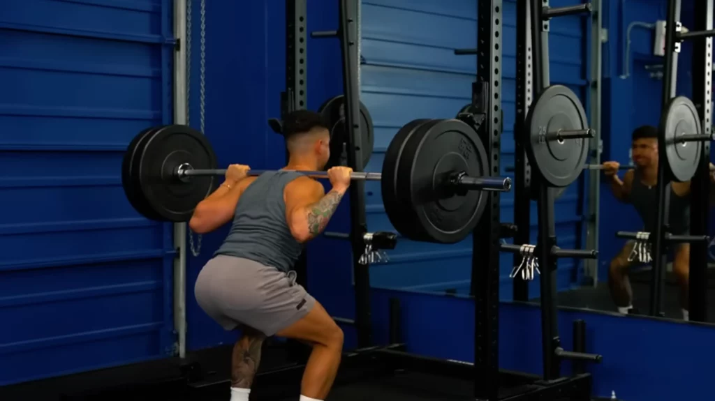 Barbell back squat